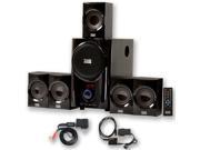 Acoustic Audio AA5160 Home Theater 5.1 Speaker System with Bluetooth Optical Input and FM Tuner