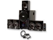 Acoustic Audio AA5160 Home Theater 5.1 Speaker System with Optical Input and FM Tuner