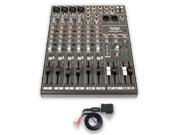 Podium Pro MX1204 Mixer with Bluetooth 12 Channel Mic Line Stereo Mixing Console MX1204B