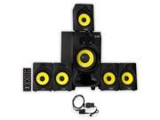 Theater Solutions TS518 Bluetooth Home Theater 5.1 Speaker System with FM Tuner and Optical Input