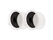 Theater Solutions TSS8C In Ceiling 8 Speakers Surround Sound Home Theater Deluxe Pair