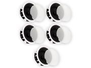 Theater Solutions TSS6A Home Theater Deluxe In Ceiling 6.5 Angled 5 Speaker Set 5TSS6A