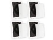 Theater Solutions TS1000 Passive 10 Home Theater In Wall Subwoofers 4 Sub Set