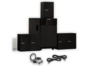 Theater Solutions TS509 Home Theater 5.1 Speaker System with Optical Input and 2 Extension Cables TS509D 2