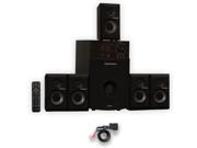 Theater Solutions TS514 Home 5.1 Speaker System with Bluetooth USB and FM Tuner