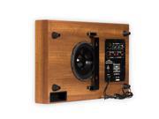 Theater Solutions SUB8SM Home Theater Powered 8 Slim Subwoofer Down Firing or Wall Mount Mahogany Sub