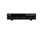 Theater Solutions TS4D Four Zone Dual Input Speaker Selector Box 4 Pair Speaker Switcher