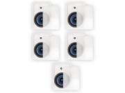 Blue Octave RW83 In Wall 8 Speakers Home Theater Surround Sound 3 Way 5 Speaker Set