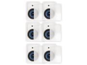 Blue Octave RW83 In Wall 8 Speakers Home Theater Surround Sound 3 Way 3 Pair Pack
