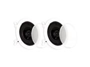 Theater Solutions CS4C In Ceiling Speakers Surround Sound Home Theater Pair