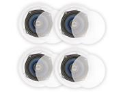 Blue Octave LC52 In Ceiling Speakers Home Theater Surround Sound 2 Way Speaker 2 Pair Pack