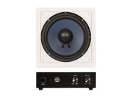 Blue Octave LW10 In Wall 10 Passive Subwoofer Speaker Home Theater Sub and Amplifier