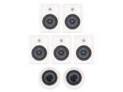 Blue Octave BH 627 In Wall and In Ceiling 6.5 Speakers Home Theater Surround Sound 7 Speaker Set