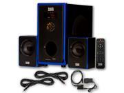 Acoustic Audio AA2102 Home 2.1 Speaker System with Optical Input and 2 Extension Cables for Multimedia