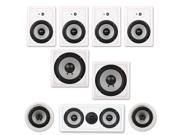 Acoustic Audio CST827 Complete 7.2 Home Theater Speaker Set with Center Channel and Subwoofer 2650 Watts