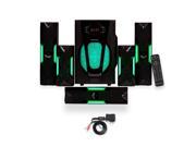 Theater Solutions TS524 Deluxe 5.1 Home Speaker System with LED Lights and Bluetooth
