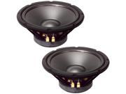 2 Goldwood Sound GW 10PC 8 Heavy Duty 8ohm 10 Woofers 400 Watts each Replacement Speakers