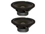 2 Goldwood Sound GW 8028 Rubber Surround 8 Woofers 190 Watts each 8ohm Replacement Speakers