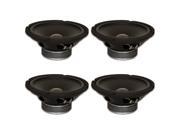 4 Goldwood Sound GW 8024 Rubber Surround 8 Woofers 190 Watts each 4ohm Replacement Speakers