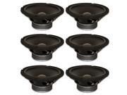 6 Goldwood Sound GW 8024 Rubber Surround 8 Woofers 190 Watts each 4ohm Replacement Speakers