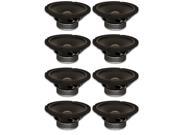 8 Goldwood Sound GW 8024 Rubber Surround 8 Woofers 190 Watts each 4ohm Replacement Speakers