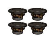 4 Goldwood Sound GW 6PC 8 Heavy Duty 8ohm 6.5 Woofers 280 Watts each Replacement Speakers