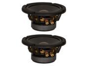 2 Goldwood Sound GW 6PC 4 Heavy Duty 4ohm 6.5 Woofers 280 Watts each Replacement Speakers