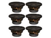 6 Goldwood Sound GW 6PC 4 Heavy Duty 4ohm 6.5 Woofers 280 Watts each Replacement Speakers