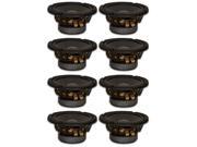 8 Goldwood Sound GW 6PC 8 Heavy Duty 8ohm 6.5 Woofers 280 Watts each Replacement Speakers