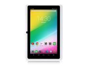 iRULU eXpro X1 7 Android 4.4 KitKat Tablet with GMS Certification 1024*600 HD Resolution Quad Core 512MB RAM 16GB ROM White