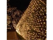 GBB 110V 672 LED Mesh Net String Party Lights For Christmas Xmas Wedding Retro Decoration for any Themed Party 8 different modes Warm White 6m x 4m 19.6ft x 13