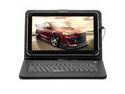 iRULU eXpro X1s 10.1 Quad Core Android 5.1 Lollipop Tablet PC 1GB RAM 16GB Nand Flash 1024*600 Resolution Black Tablet with Black Keyboard Case