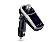 New FM Transmitter In Car Universal Wireless Bluetooth FM Transmitter Car Kit with 2 USB charging ports hands free call music control