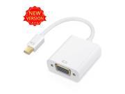New Thunderbolt Mini DisplayPort to VGA Adapter Cable for Apple Macbook Pro