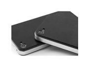 Zagg Leatherskin Front & Sides Protective Film For Apple Iphone 4 - Black