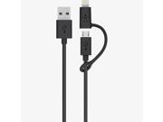 Belkin Micro USB Cable with Lightning connector Adapter F8J080BT03BLKTL