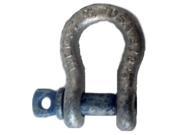 Campbell 3 8 Anchor Shackle Screw Pin Forged Carbon Steel Galvanized with1 ton load limit