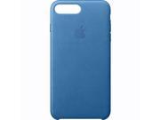 Original Apple iPhone 7 Plus Leather Case Sea Blue