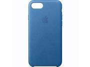 Original Apple iPhone 7 Leather Case Sea Blue