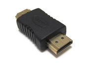 HDMI Extend Adapter Converter HDMI Male to HDMI Male 180 Degree for HDTV Home Theater DVD Player HDMI Devices Black