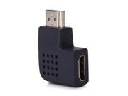 HDMI Extend Adapter Converter HDMI Male to HDMI Female L Shape for HDTV Home Theater DVD Player HDMI Devices Black