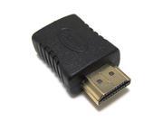 HDMI Extend Adapter Converter HDMI Male to HDMI Female 180 Degree for HDTV Home Theater DVD Player HDMI Devices Black