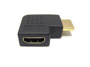 HDMI Extend Adapter Converter HDMI Male to HDMI Female L Shape for HDTV Home Theater DVD Player HDMI Devices Black