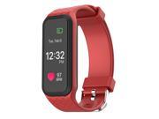 Makibes L38I Bluetooth 4.0 Smart Bracelet Heart Rate Monitor Fitness Tracker with Color Screen for Android iOS Red