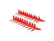 10 Pairs Kingkong 5051 5x5.1 3 Blade Single Color CW CCW Propeller for Racing Quacopter Red