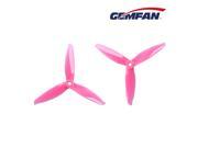 Gemfan 5152 5.1 X 5.2 3 Blade Propeller 5.0mm Mounting Hole CW CCW for Racing Quacopter Pink