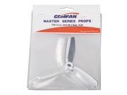 Gemfan Master 5045BN 5X4.5 3 Blade Propeller CW CCW For Racing Drone Silver