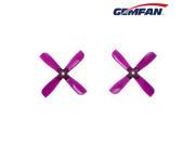 Gemfan 2035BN 3mm Square Hole 2 X 3.5 4 Blade Propeller CW CCW For Micro FPV Racing Drone Purple