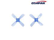 Gemfan 2035BN 3mm Square Hole 2 X 3.5 4 Blade Propeller CW CCW For Micro FPV Racing Drone Blue