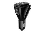 Car Charger C2 Auto Charging DC12 24V Bluetooth Stereo Headset Compatible with Phones and PAD of Android IOS Black